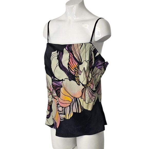 Anthropologie Conditions Apply Talitha Floral Top, Removable Strap, Size XL - Picture 3 of 9